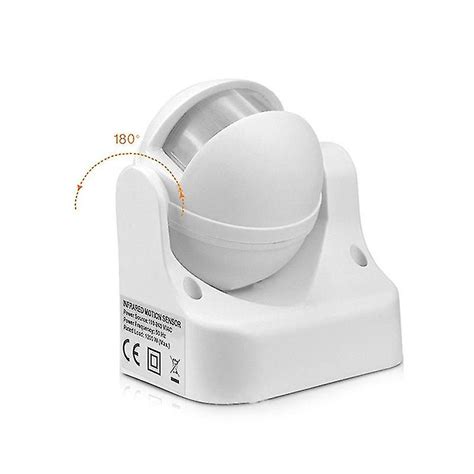 Lampe de capteur de mouvement de 180 degrés Extérieur Ip44 Sécurité