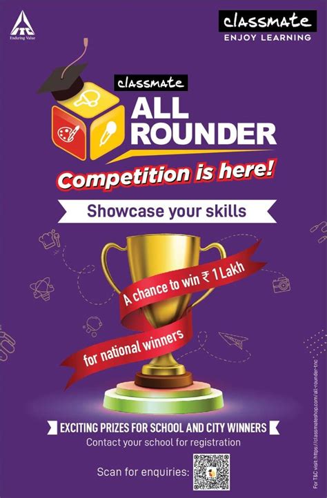 Itc Launches Classmate Allrounder 2022 Multi Skill Hunt For Class 5 To