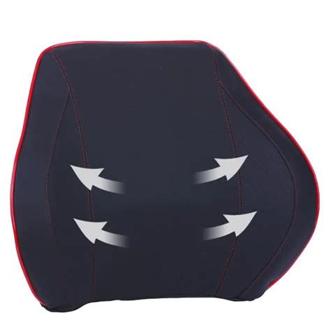 D Surround Car Driving Seat Waist Cushion Back Rest Lumbar Support