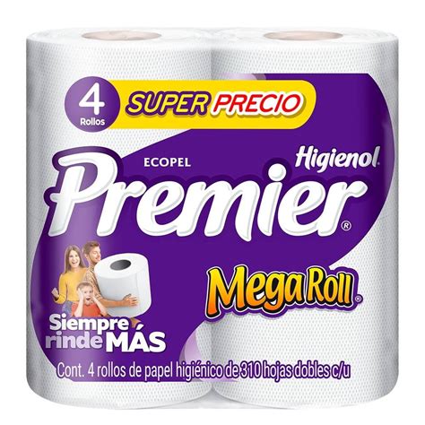 Papel Higi Nico Premier Mega Roll Rollos De Hojas C U Walmart