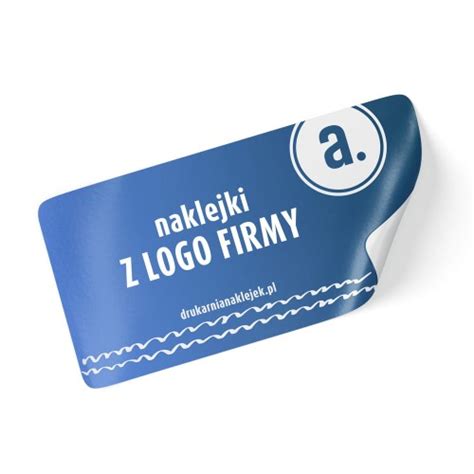 Naklejki Z Logo Firmy 40x50 Mm 1000 Szt Akebi Media Drukarnia