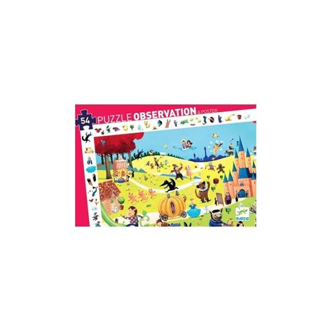 Puzzle observation Les contes 54 pièces Jeux classiques Jeux de