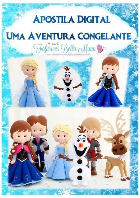 Apostila Digital Uma Aventura Congelante Brinquedos Frozen Bonecos