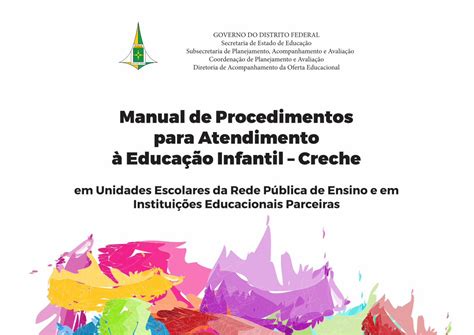 PDF Manual de Procedimentos para Atendimento à Educação