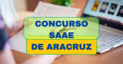 Concurso Saae De Aracruz Es Edital E Inscrição