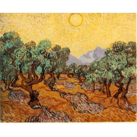 Olive Grove By Vincent Van Gogh Art Gallery Oil Painting