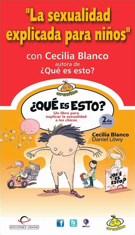 Mañana En La Filbo Cecilia Blanco Y La Sexualidad Para Niños Libros Y Letras Literatura Y