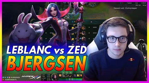 437 Bjergsen Leblanc Vs Zed Mid March 19th 2017 Patch 7 5 Season