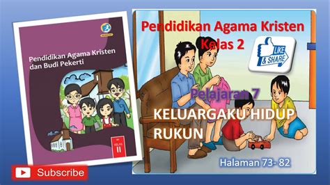 Pendidikan Agama Kristen Kelas Pelajaran Keluargaku Hidup Rukun