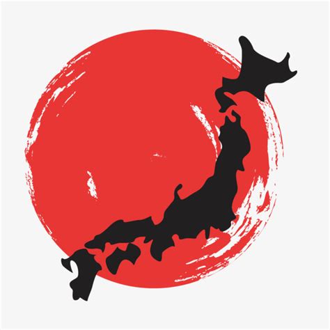 Japan Map Clipart Japanese Map Symbol Orchard PNG SVG Clip Art For