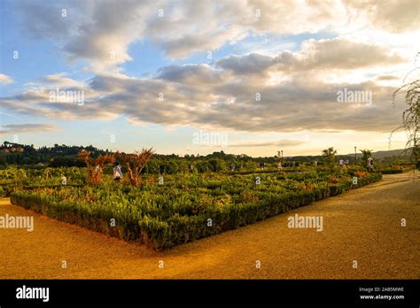 View Of The Garden Of The Knight In The Boboli Gardens Of Palazzo Pitti