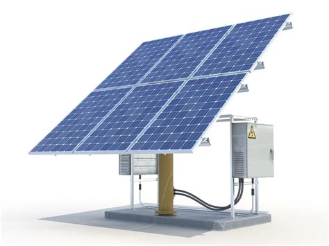 solar panel 3d model