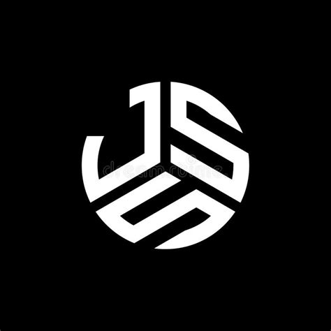 Jss Letter Logo Design On Black Background Jss Creative Initials