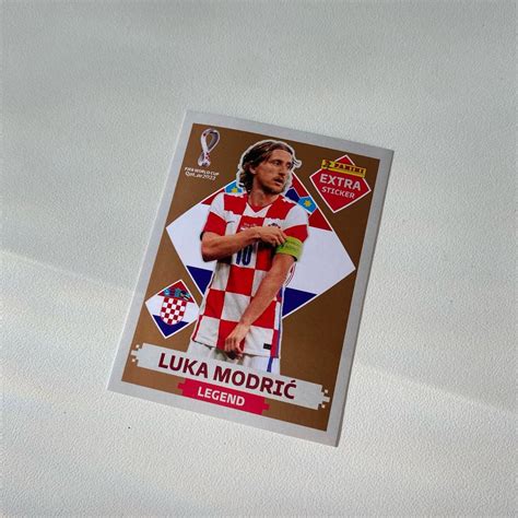 Figurinha Extra Álbum Copa 2022 Luka Modric Bronze Legend Panini Item