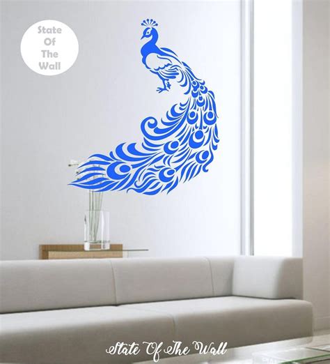 Peacock Wall Art Sticker