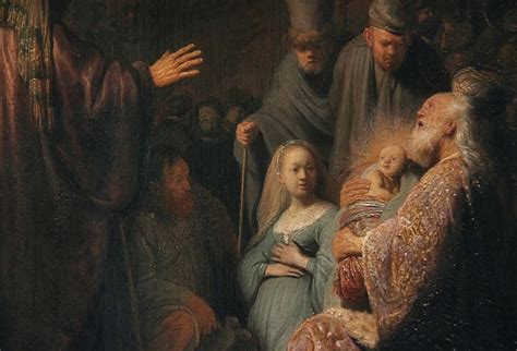 Detail Simeon S Song Of Praise Rembrandt 1631 Rembrandt Visual Artist Rijn