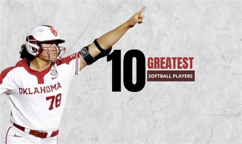 Top 10 Greatest Softball Players Of All Time Sports Virsa