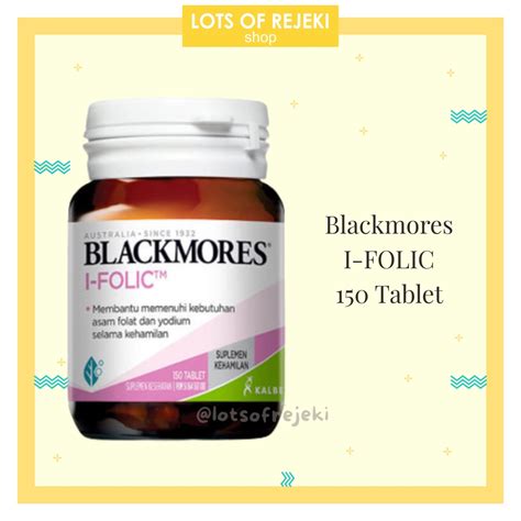 Jual Blackmores I Folic 150 Tablet Suplemen Kehamilan Asam Folat