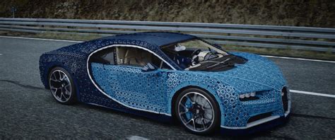 First Ever Life Size And Drivable Lego Technic Bugatti Chiron On The