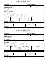 Michigan Pesticide Application Record Fill Out Sign Online And