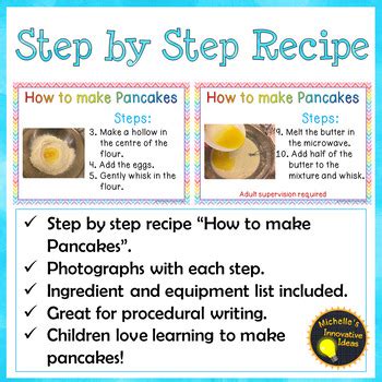 Pancake Tuesday How To Make Pancakes Procedural Writing Tpt