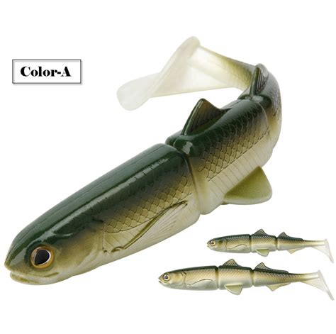 Spinpoler Jointed Soft Plastic Bait Swimming Paddle Tail Cm Cm