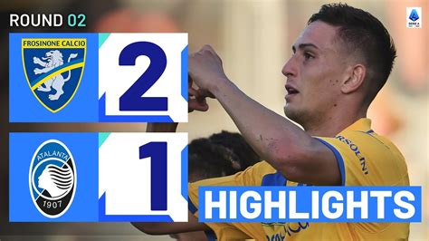 Frosinone Atalanta 2 1 Newly Promoted Side Stun Visitors Goals