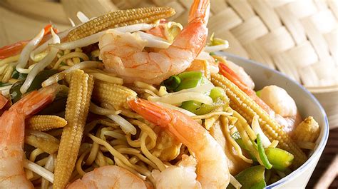 Prawn And Mixed Vegetable Chow Mein