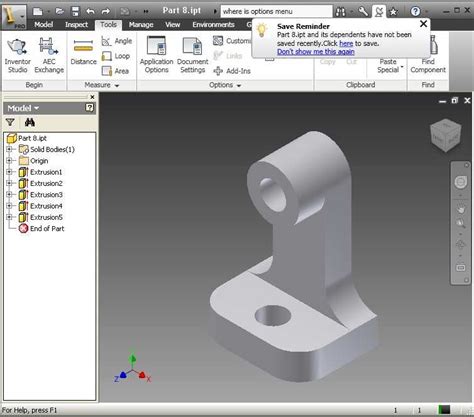 Sample screen from Autodesk Inventor software. | Download Scientific Diagram