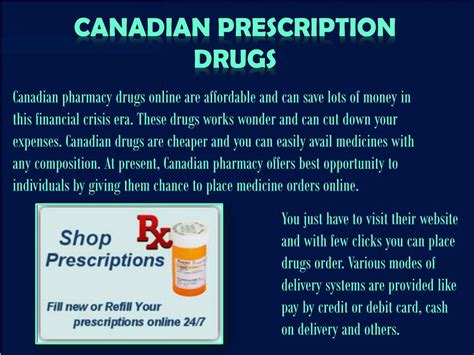 Ppt Top Rated Canadian Mail Order Pharmacy Powerpoint Presentation Free Download Id 7380722