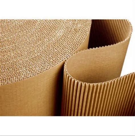 Wood Pulp Plain Corrugated Kraft Paper Roll For Making Boxes At Best