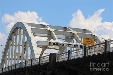 Edmund Pettus Bridge In Selma Al Photograph By Maxine Billings Fine