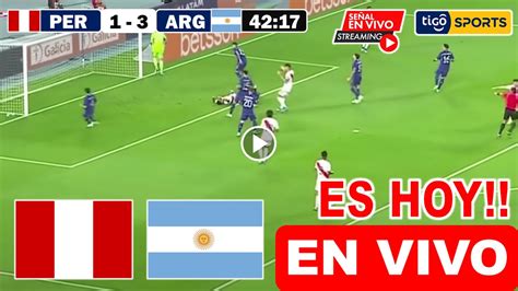 Perú vs Argentina EN VIVO hoy Preolímpico Sub 23 2024 x Tigo Sports