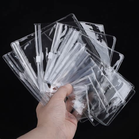 Pcs Transparent Small Ziplock Plastic Bags Jewelry Gift Reclosable