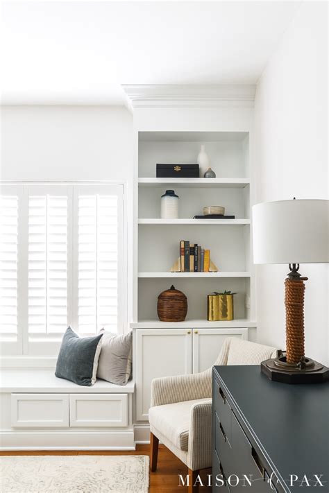 Bedroom Window Seat With Bookcases Maison De Pax