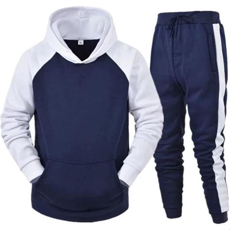 Survêtement Homme Ensemble Jogging Hommes Sweats à Capuche Et Sport