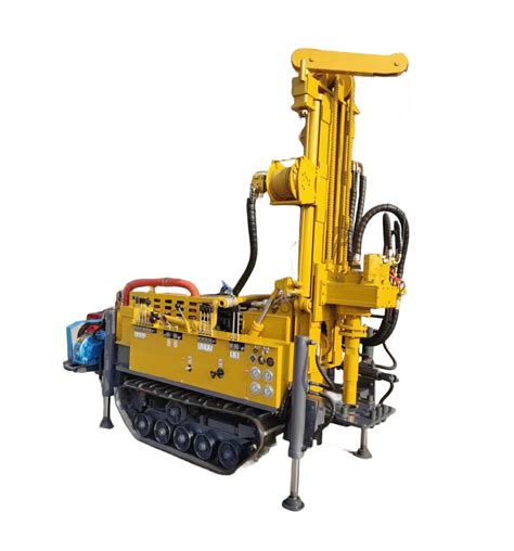 150m Small Hydraulic Crawler Mounted Borehole Drilling Machine Water Well Drilling Rig Machine