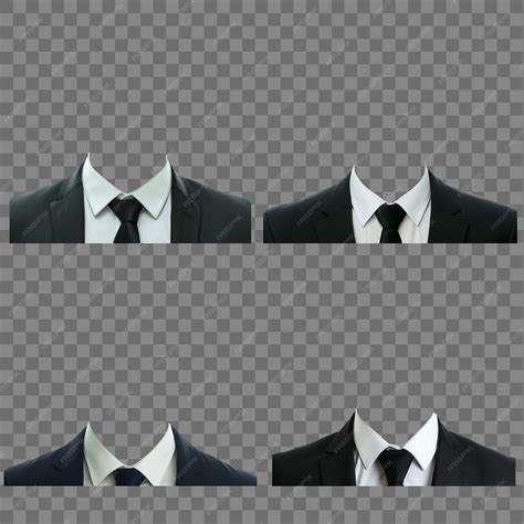 Premium PSD | Set of formal wear for corporate men