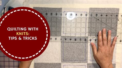 Quilting With Knit My Tips And Tricks Youtube