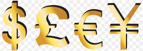 Euro Pound Sterling Currency Symbol Yen Sign Dollar Sign PNG