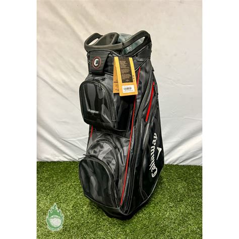 New With Tags Callaway Org Golf Cart Carry Bag Black Charcoal Camo