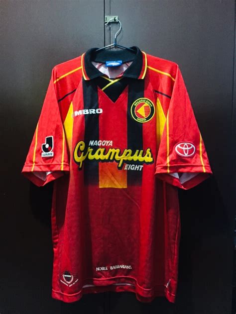 1996 98 Nagoya Grampus Eight Home Jersey Men S Fashion Tops Sets