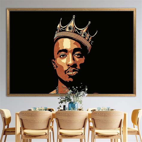 Singer Canvas Tupac Poster Hip Hop Artwork Tupac Shakur 2pac Canvas