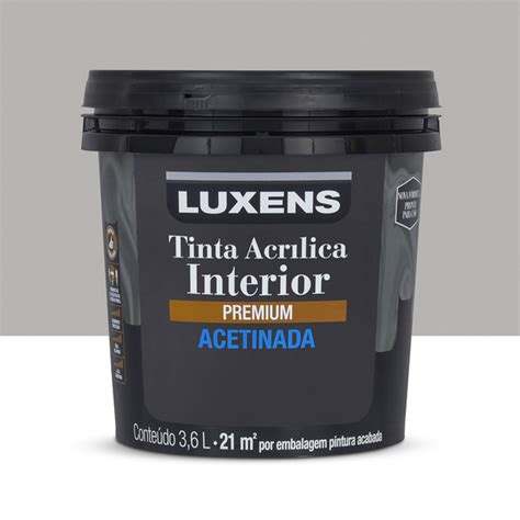 Tinta Acrílica Acetinada Pronta para Uso Premium Interior Feltro Cinza