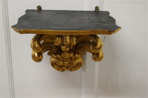 Antiques Atlas A 19th Century Carved Gilt Wall Bracket