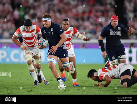 Scotland's Jamie Ritchie in action during the 2019 Rugby World Cup ...