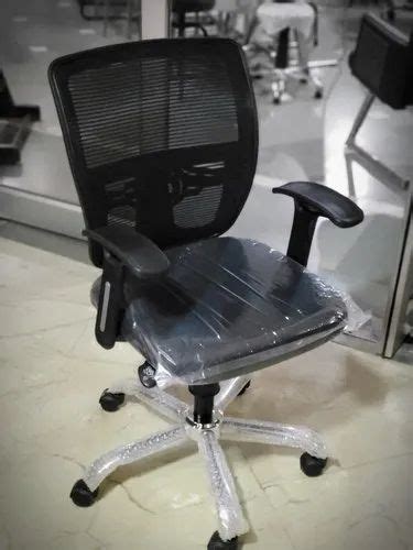 Mesh Fabric Revolving Chairs Black At Rs In Mohali Id