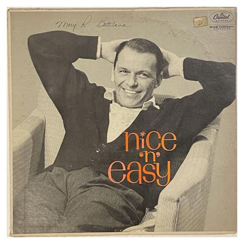 Frank Sinatra Nice N Easy 1960 Lp Capitol Records W 1417 Vg Ebay