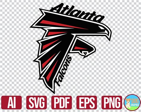 Atlanta Falcons SVG NFL Football Sports Logo For Cricut Etsy