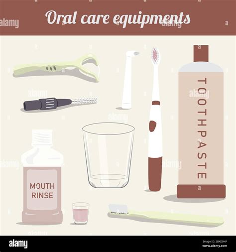 Oral Care Equipment For Cleaning Teeth And Mouth Such As Toothbrush